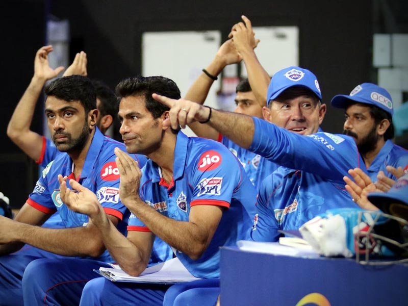 Delhi Capitals dugout 20