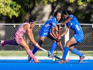 Action between India and Argentina B team