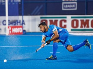 Hockey Team drag flicker Harmanpreet Singh