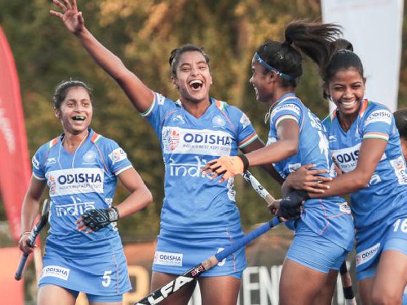 Indian junior womens hockey team Source Hockey India