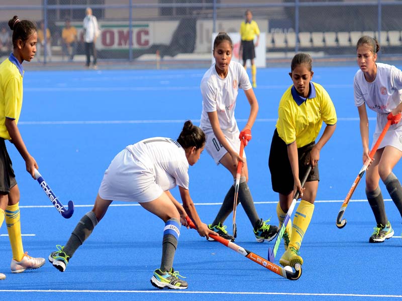 Dhyan Chand Hockey Academy Yellow Vs Roundglass Punjab Hockey Club Academy