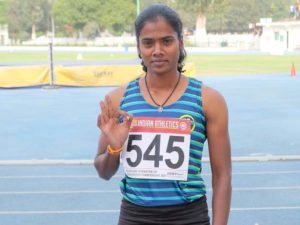 dhanalakshmi breaks ushas meet record