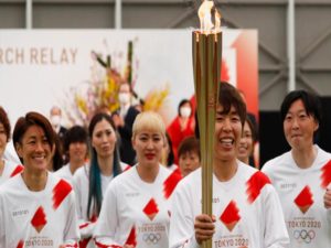 tokyo olympics torch relay begins