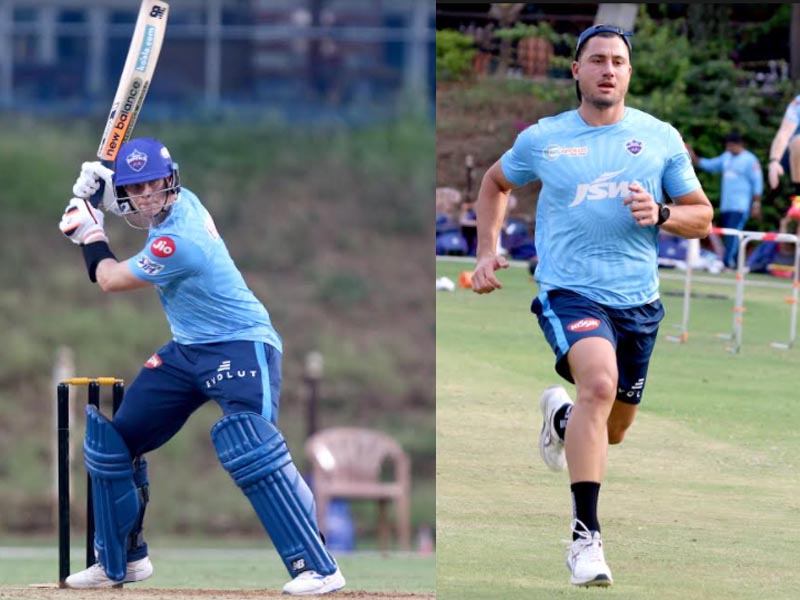 Delhi Capitals batsman Steve Smith and all rounder Marcus Stoinis