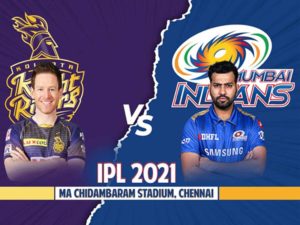 Mumbai Indians outshines Kolkata Knight Riders April 2021