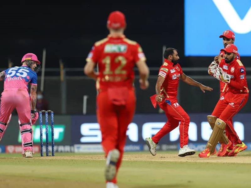 Punjab defeats Rajasthan by 4 runs in a thrilling encounter at Wankhade Stadium