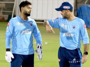 Ricky Ponting and Rishabh Pant