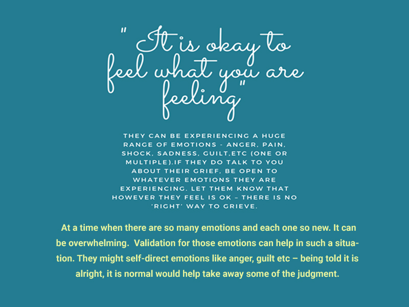 Its okay to feel what you are feeling