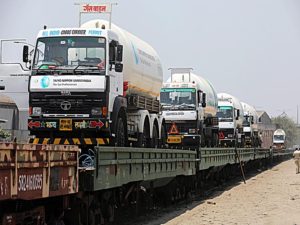 Railways delivering Liquid Medical Oxygen