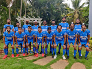 16 member Indian Mens Hockey Team representing India at Tokyo Olympic Games 2020