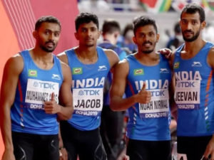 Indian mens 4x400m relay team