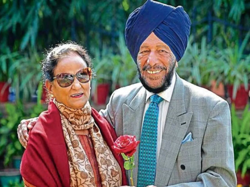 Nirmal Kaur and Milkha Singh