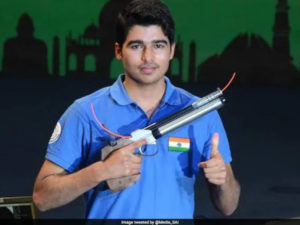 issf world cup saurabh chaudhary