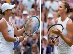 Ashleigh Barty and Karolina Pliskova