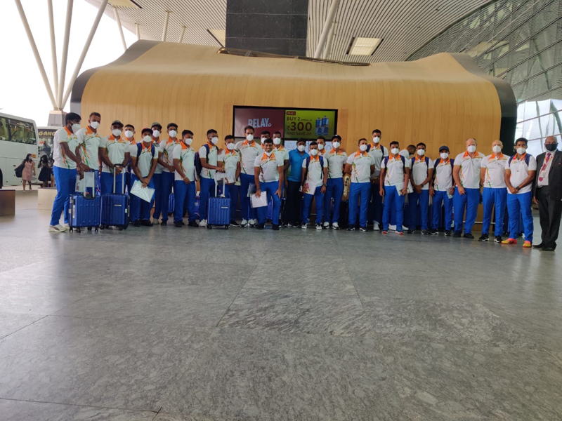 Indian Mens Team Leaving for Tokyo