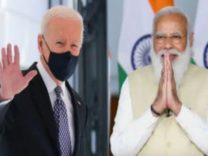 PM Modi greeted United States President Joe Biden