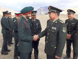 Senior military commanders of India and China will be meeting
