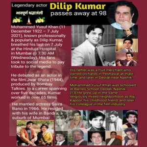 Team Sacchibaat Pays Tribute to Legendary Actor Dilip Kumar 1