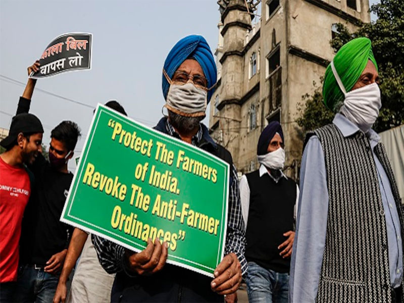 farmers protest