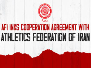 AFI inks Cooperation Agreement with athletics federation of Iran