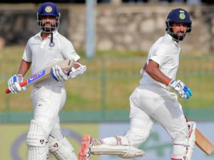 Ajinkya Rahane and Cheteshwar Pujara help India take 154 run lead