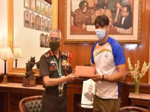 Army Chief General M M Naravane on Tuesday met Neeraj Chopra