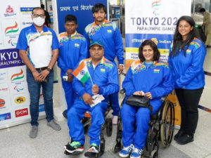 Indian contingent leaves for upcoming Tokyo Paralympics