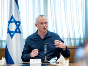 Israeli Defence Minister Benny Gantz