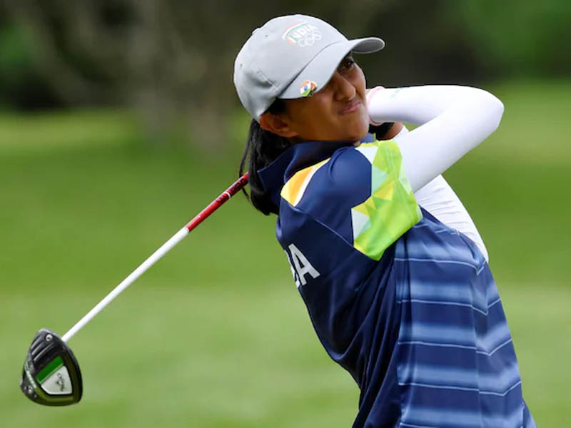 Aditi Ashok lies second at Mizuho Americas Open on the LPGA Saachi Baat