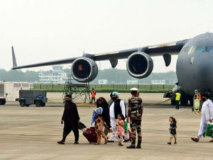 repatriation flight from kabul with 168 evacuees lands at hindon