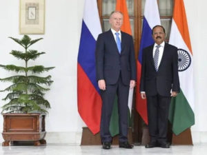 Ajit Doval meets Russias Patrushev