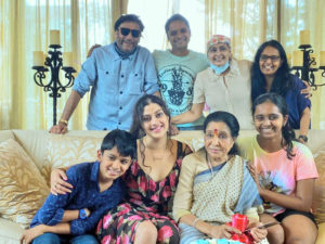 Asha Bhosles 88th Birthday Celebration In Her Lonavala Farmhouse