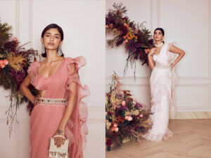 Designer Ridhi Mehra latest sari collection