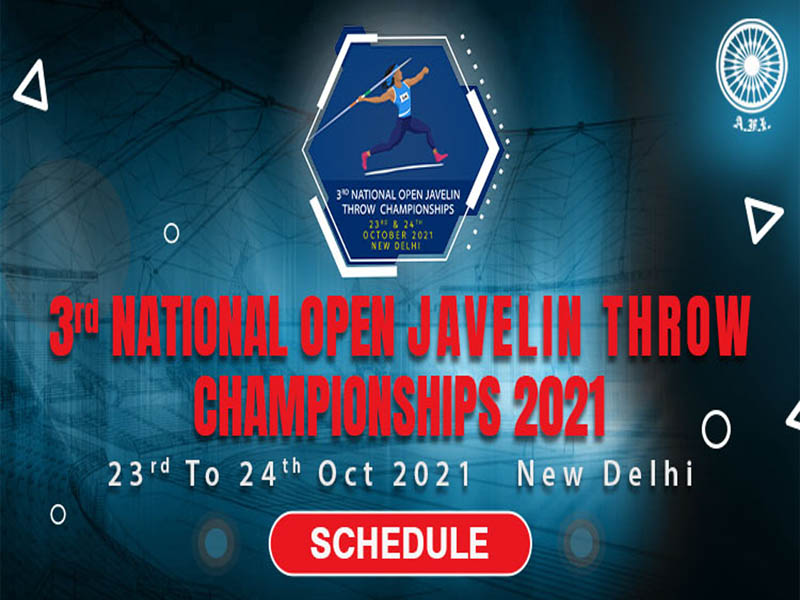 3rd national open javelin throw championships 2021