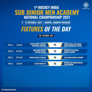 India Sub Junior Men Academy National Championship 2021