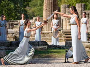 Olympic flame for Beijing 2022 lit in Ancient Olympia