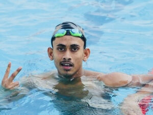 Swadesh Mondal creates national record in 400m medley