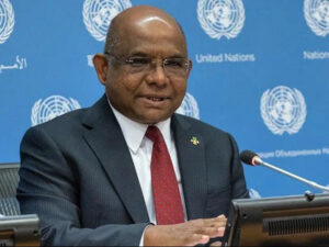 UN General Assembly President Abdulla Shahid