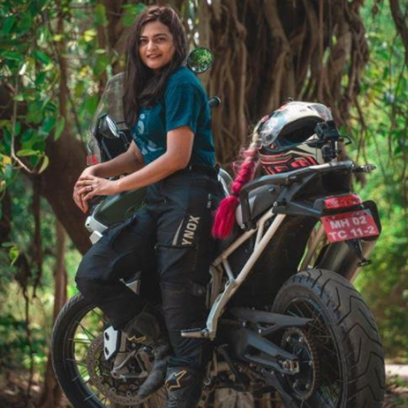 Indias popular rider girl Vishakha rides from Lukla to Everest Base Camp 1