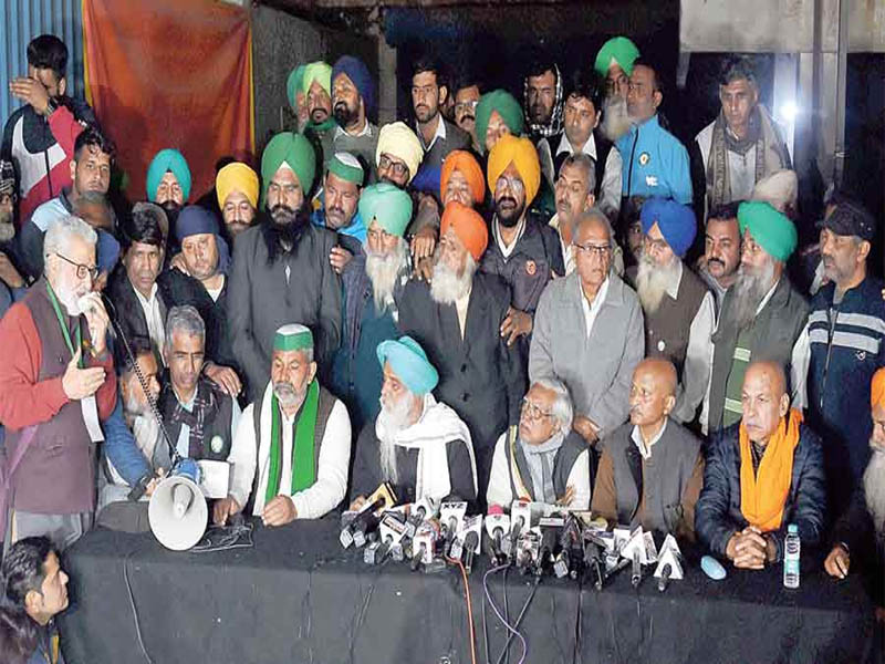 samyukta kisan morcha met at Singhu border on 21 Nov