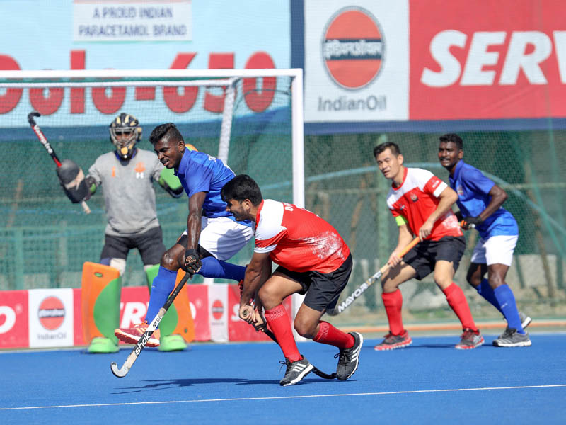 Central Reserve Police Force drew with ITBP Central Hockey Team 1 1