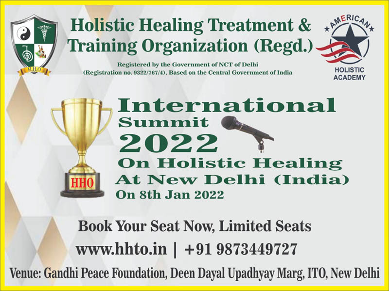 Holistic Healing Treatment International Seminar on 8th January 2022