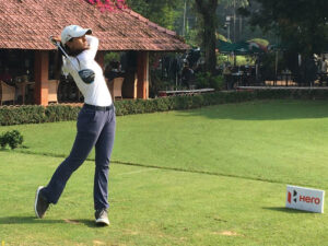 Lakhmehar Pardesi in action at Tollygunge Club