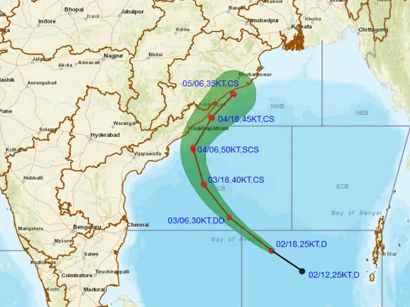 cyclone jawad deep depression to intensify into cyclonic storm