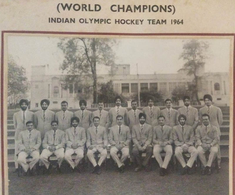 1964 Tokyo Olympics Gold Medal winning Indian team