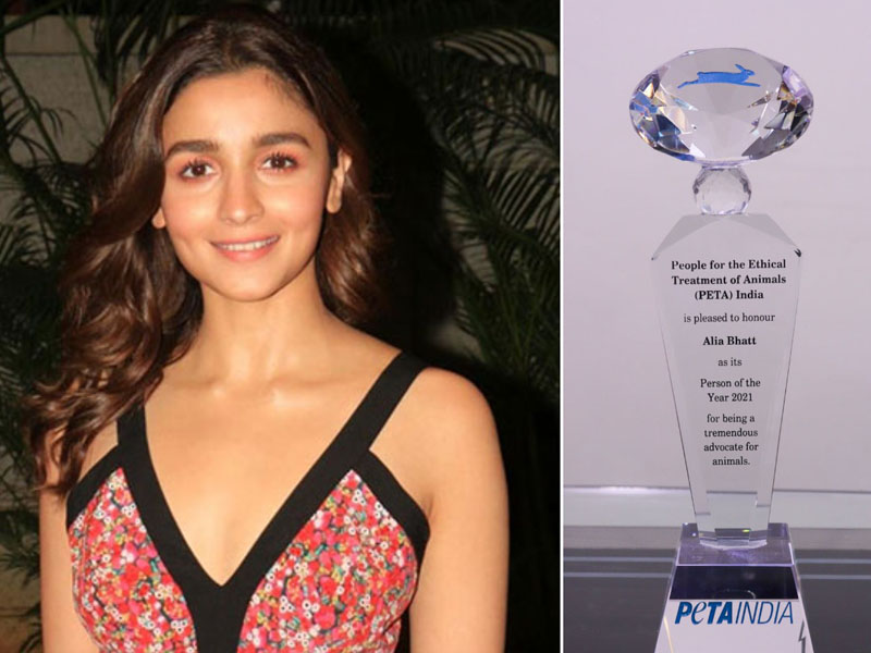 Alia Bhatt named PETA Indias Person of the Year