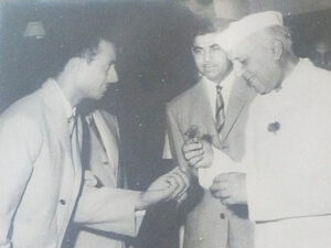 Charanjit Singh with former Prime Minister Jawaharlal Nehru