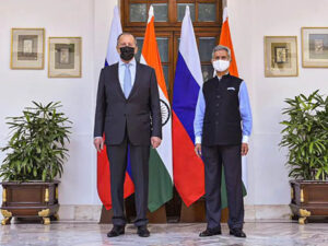 External Affairs Minister Dr S Jaishankar and Russian Foreign Minister Sergey Lavrov