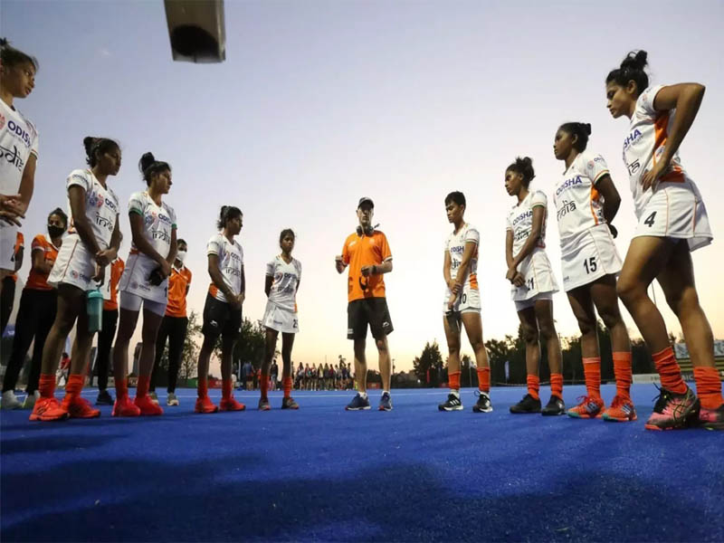 hockey india names 66 players junior women camp