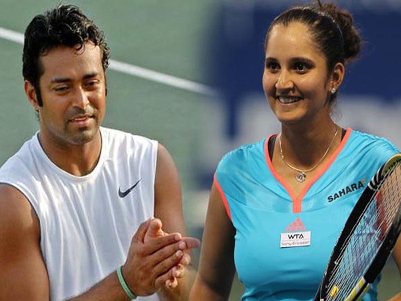 leander paes and sania mirza